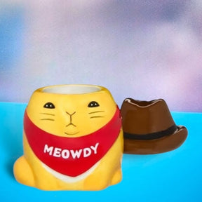 Meowdy Cat Cowboy Stash Jar Lover Gifts - Smoke Accessories