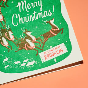 Lhp Holiday Letterpress Card Brooklyn Cardsholiday - 