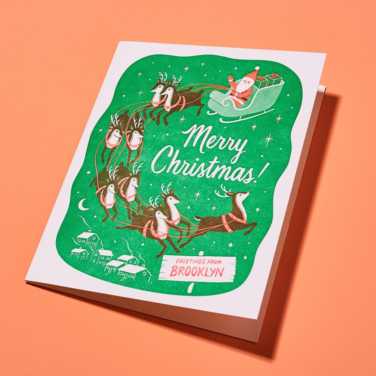 Lhp Holiday Letterpress Card Brooklyn Cardsholiday - 