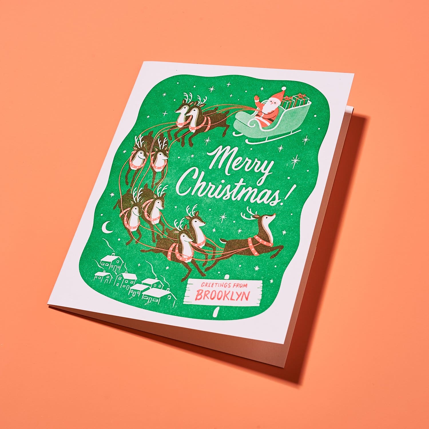 Lhp Holiday Letterpress Card Brooklyn Cardsholiday - 