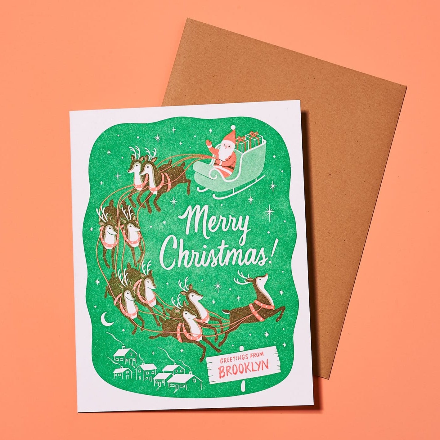 Lhp Holiday Letterpress Card Brooklyn Cardsholiday - 