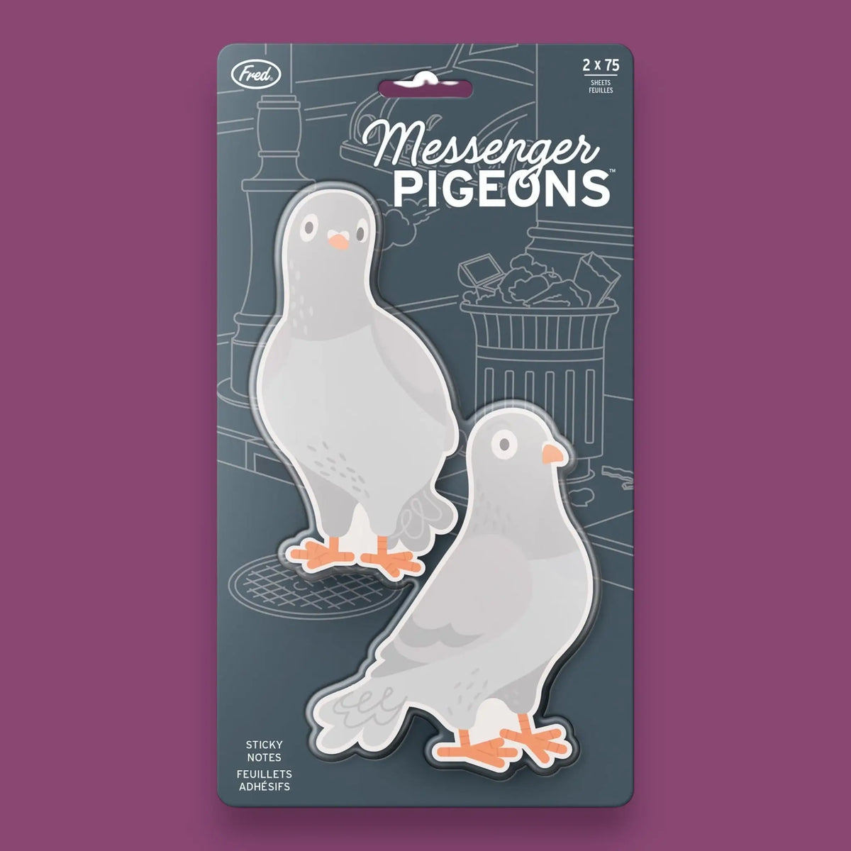 Messenger Pigeons Sticky Notes | Nyc Novelty Stationery