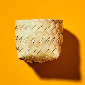 Mexican Mini Woven Basket - Round Multi 0123 - Cdmx22 -