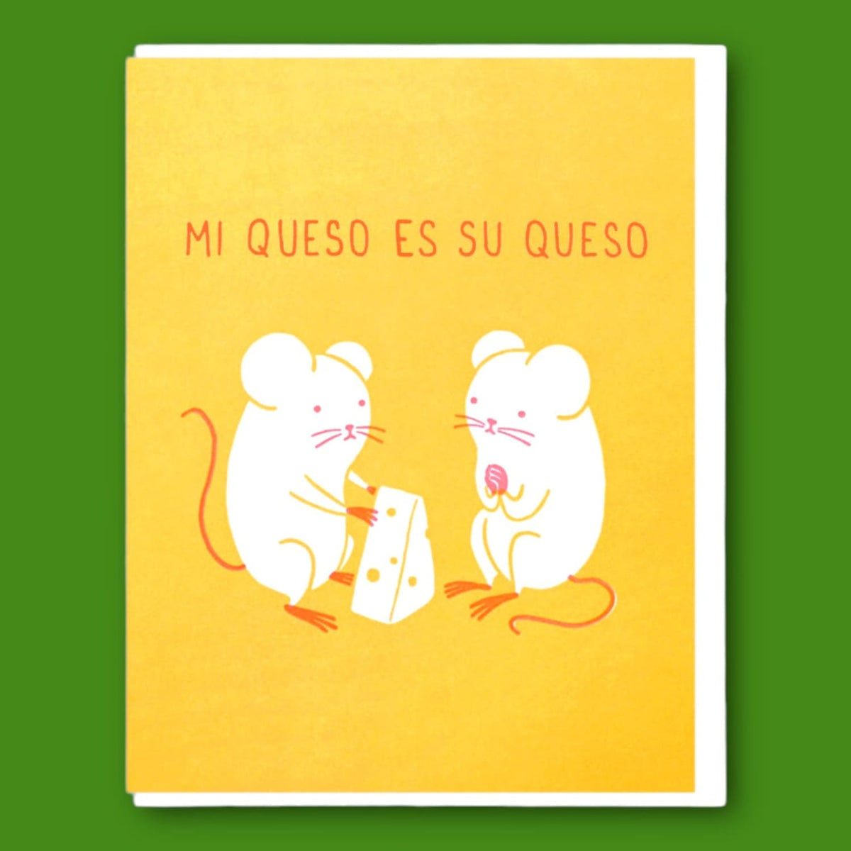 Mi Queso Romantic Card A2 - Blank - Greeting Card - Love