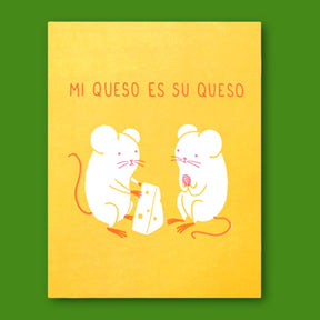 Mi Queso Romantic Card A2 - Blank - Greeting Card - Love