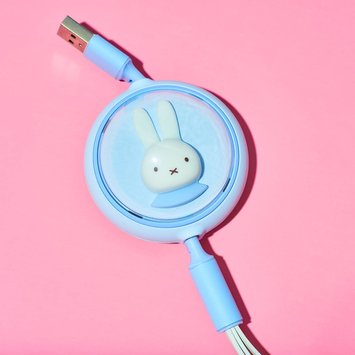 Miffy 3 in 1 Cable Light Blue Bunny Home Office Kawaii Miffy