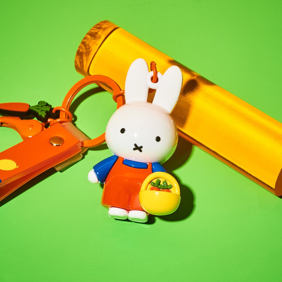 Miffy Carrot Fruit Series Keychain Accessory