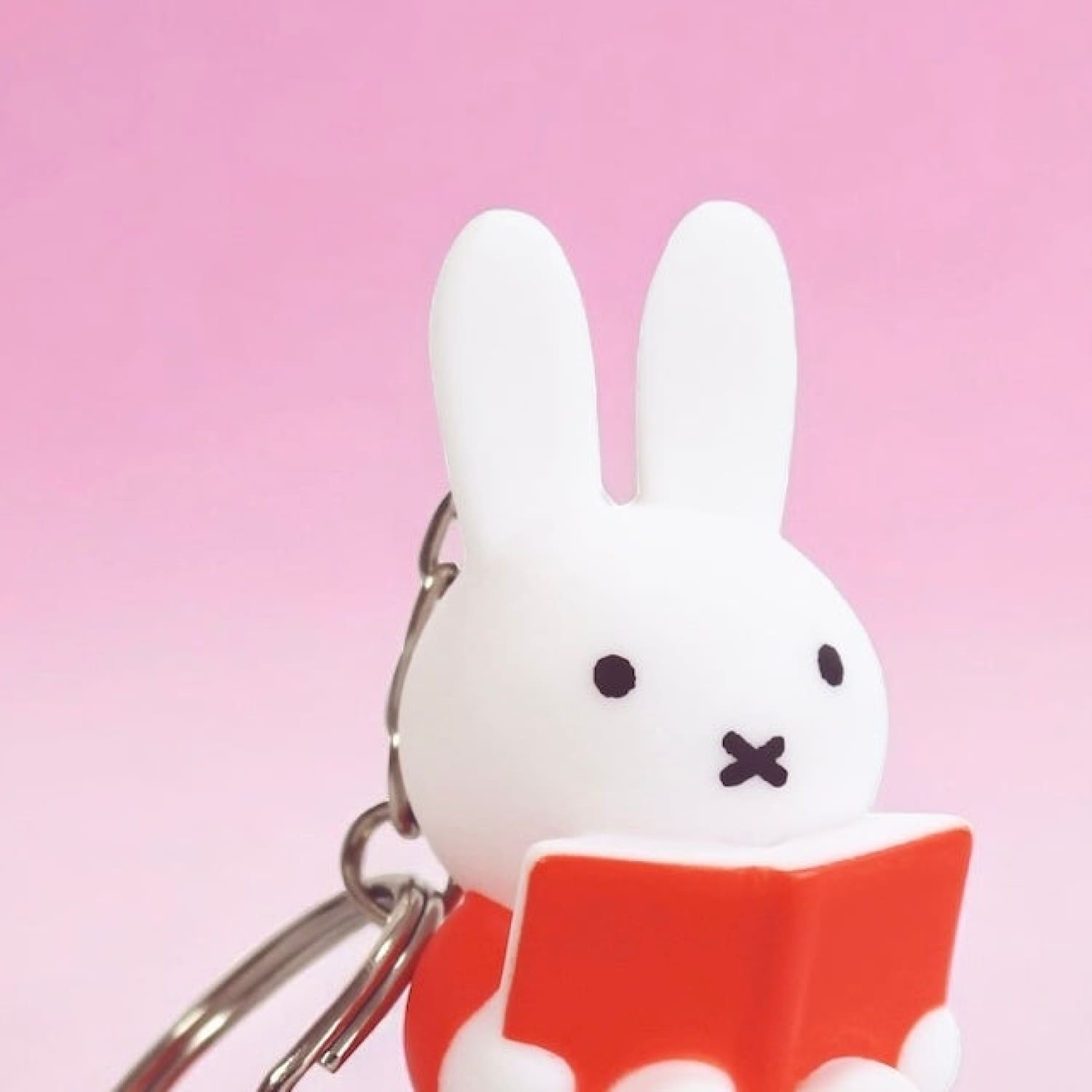 Miffy Reading Keychain Accessory - Bunny - Keychain - Miffy