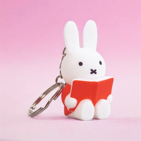 Miffy Reading Keychain Accessory - Bunny - Keychain - Miffy