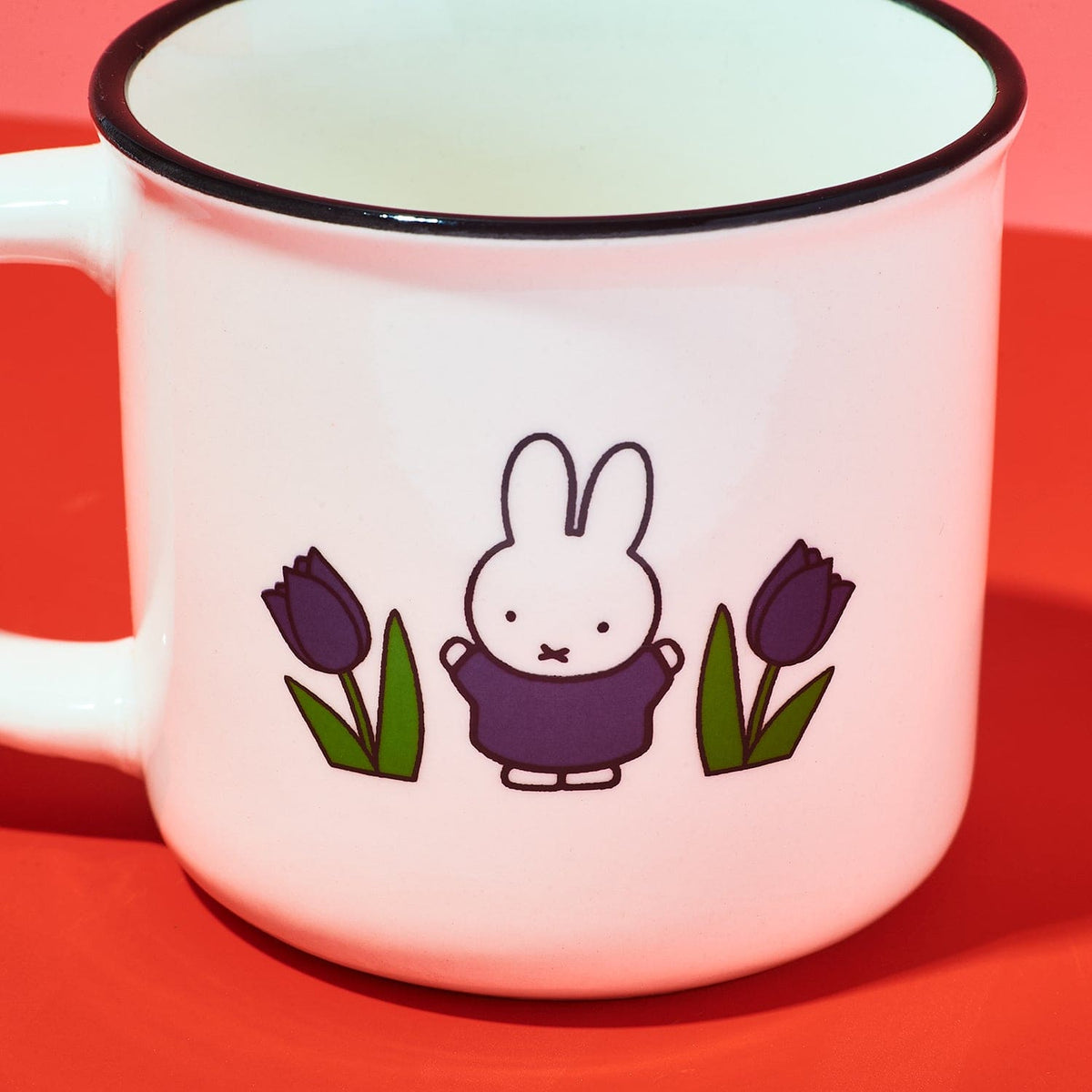 Miffy Tulip Mug Bunny - Ceramic Mug - Coffee - Drink - Kids