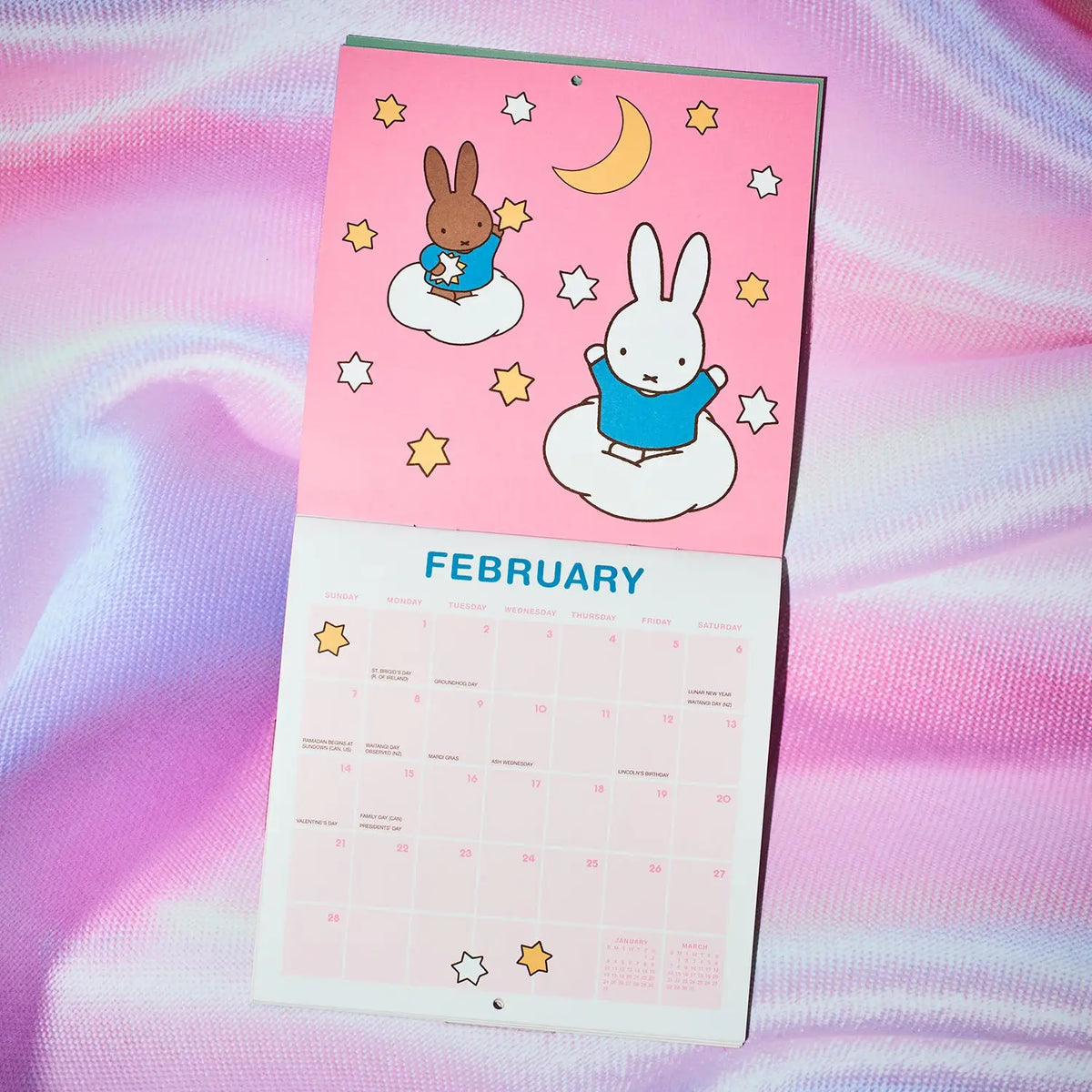 Miffy a Year in Color Wall Calendar 2027 7x7 | Friends Nyc