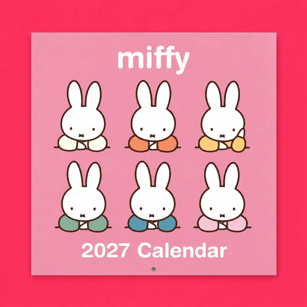 Miffy a Year in Color Wall Calendar 2027 7x7 | Friends Nyc