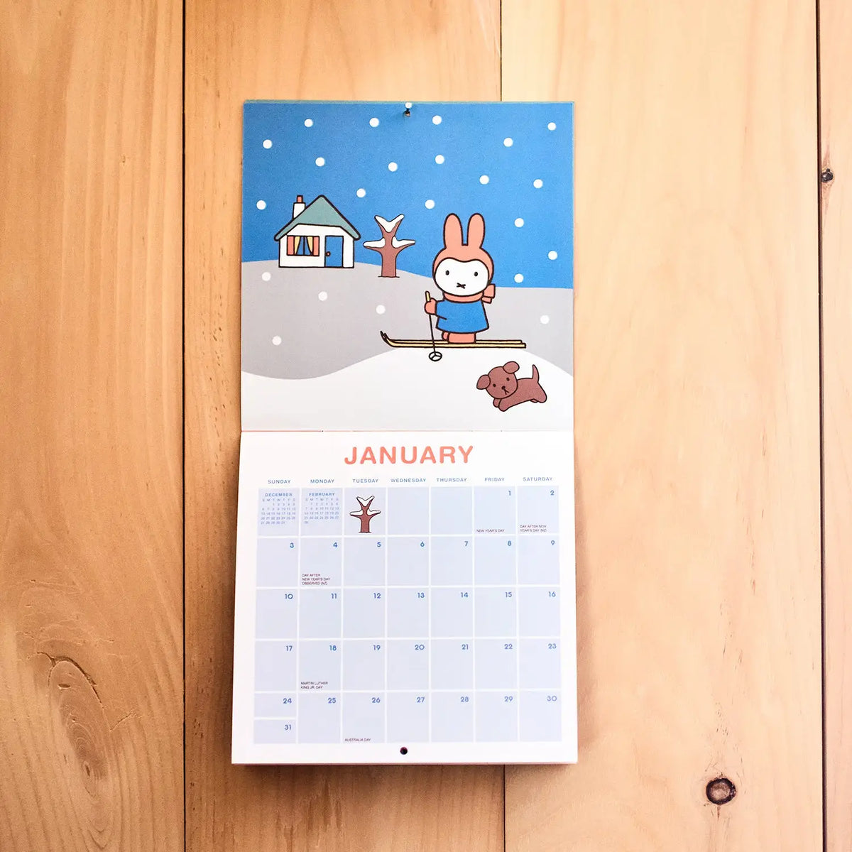Miffy a Year in Color Wall Calendar 2027 7x7 | Friends Nyc