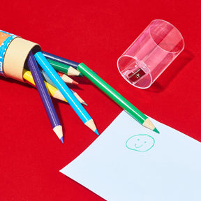 Mini Colored Pencils w Sharpener Art Supplies - Colored