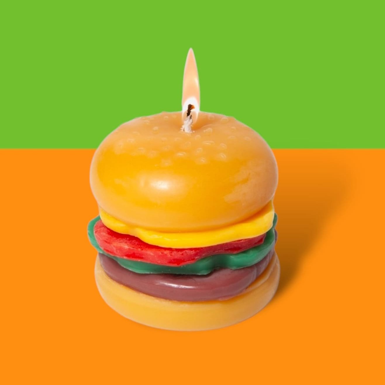 Mini Hamburger Candle Boxed - Burger - Candle - Ceramic