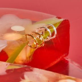 Mini Hoop - Single Curate your Ear - Gold - Hoop Earrings - 