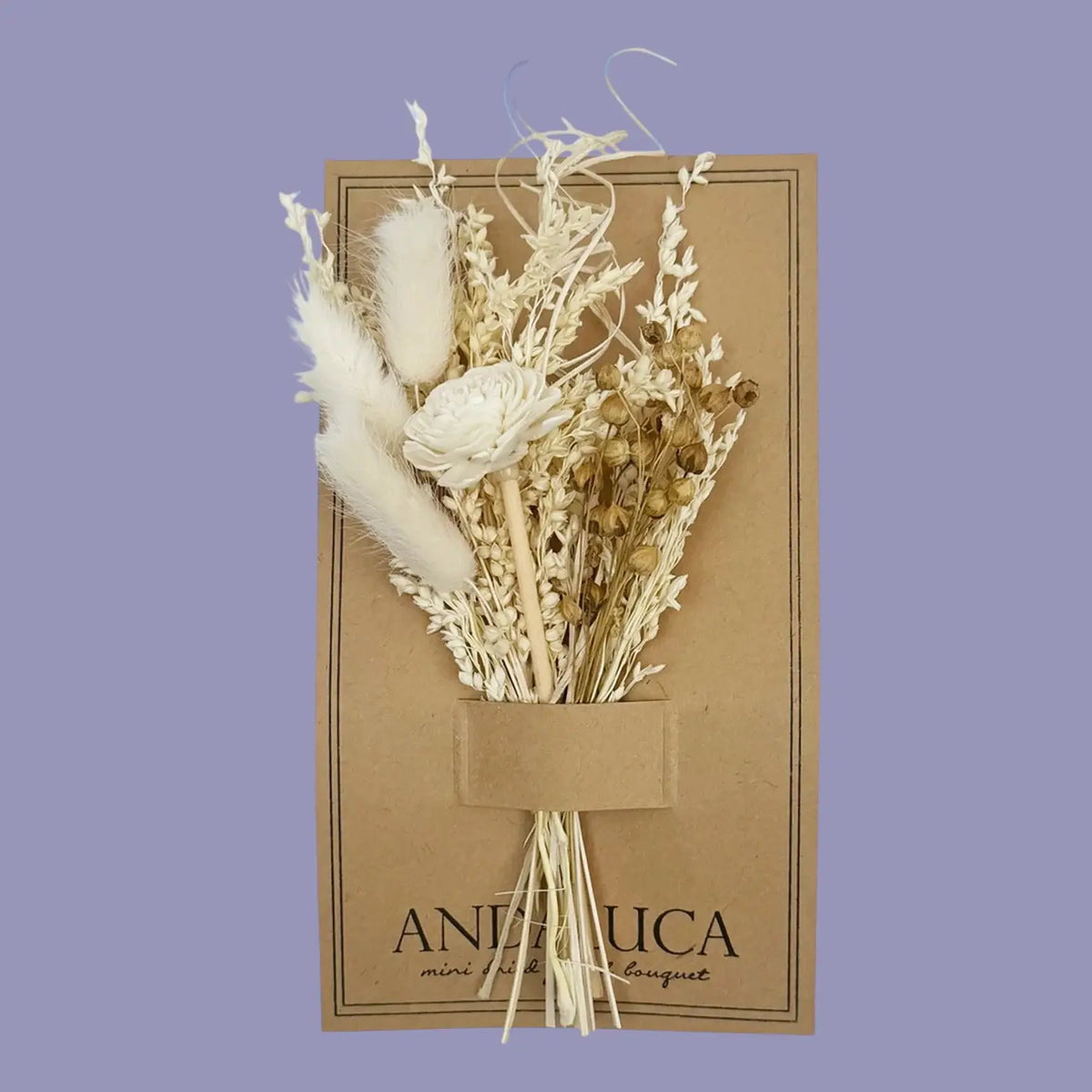 Mini Ivory Wildflower Dried Flower Bouquet Floral | Friends