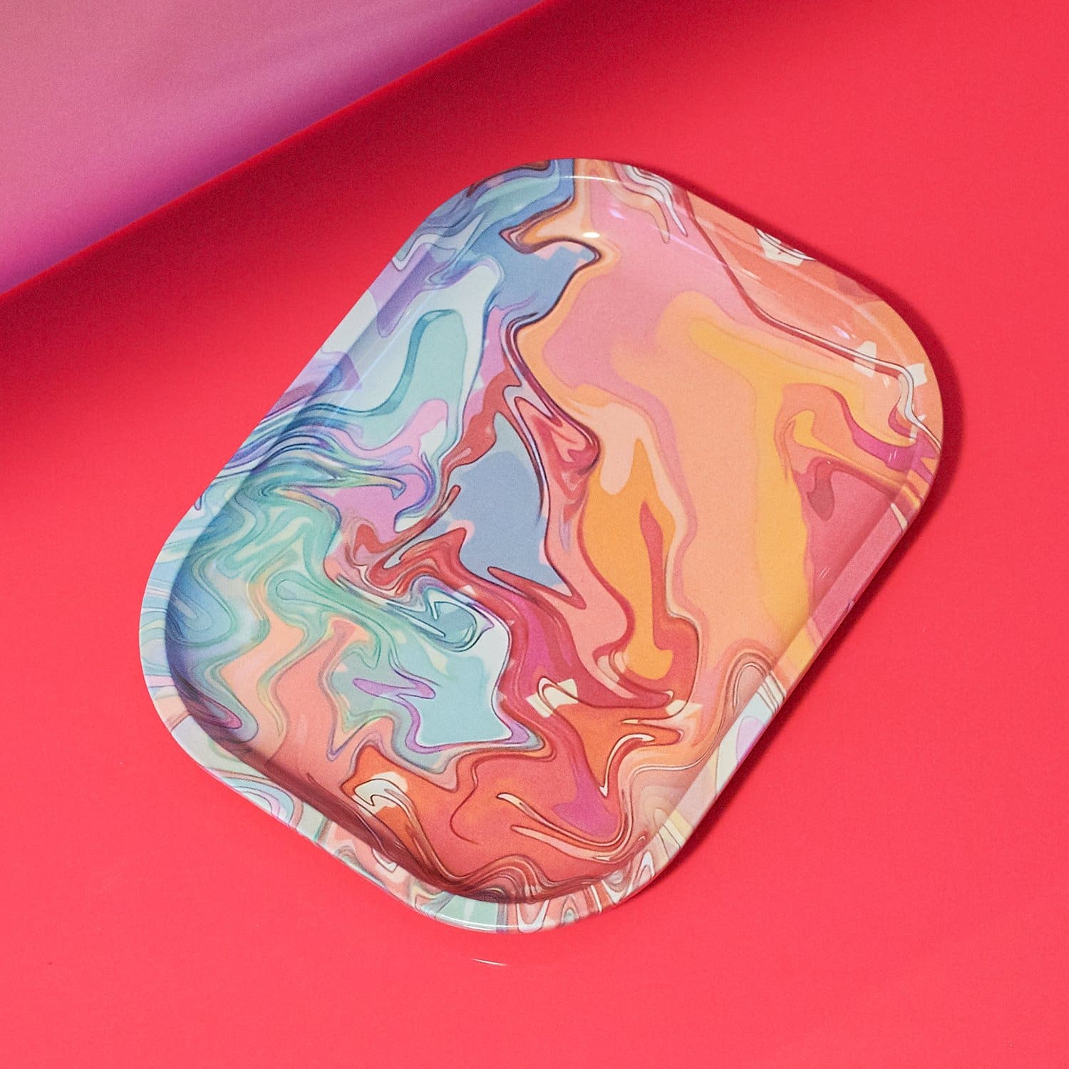 Mini Marble Swirl Tray Canna Style - Cannastyle - Catchall -
