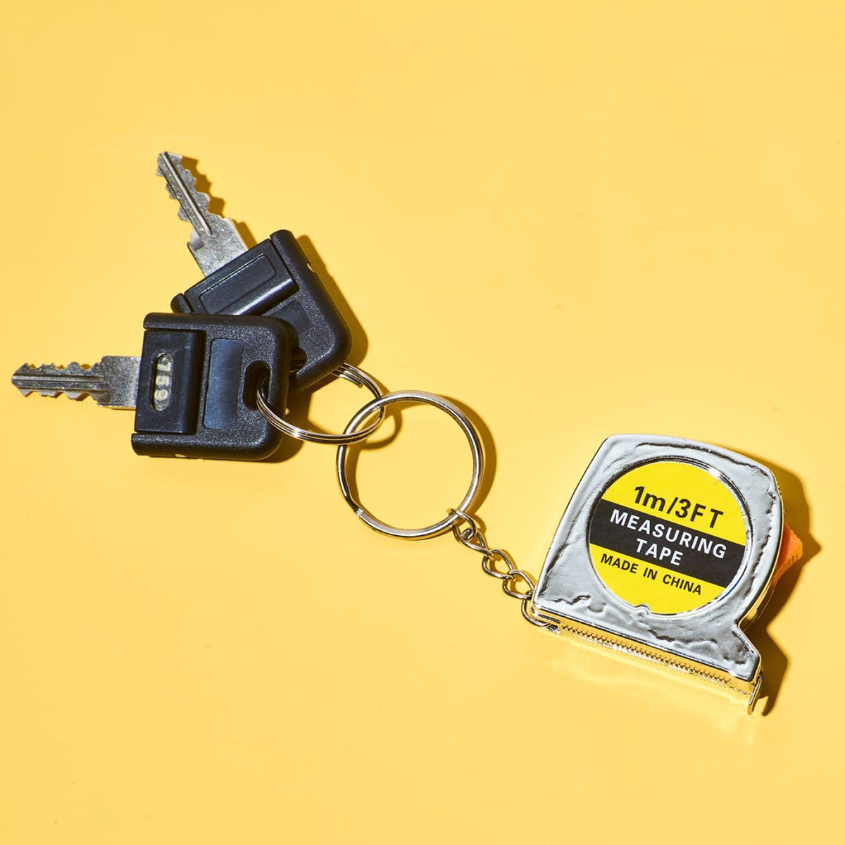 Mini Measuring Tape Keychain Accessory - for Dad Gifts