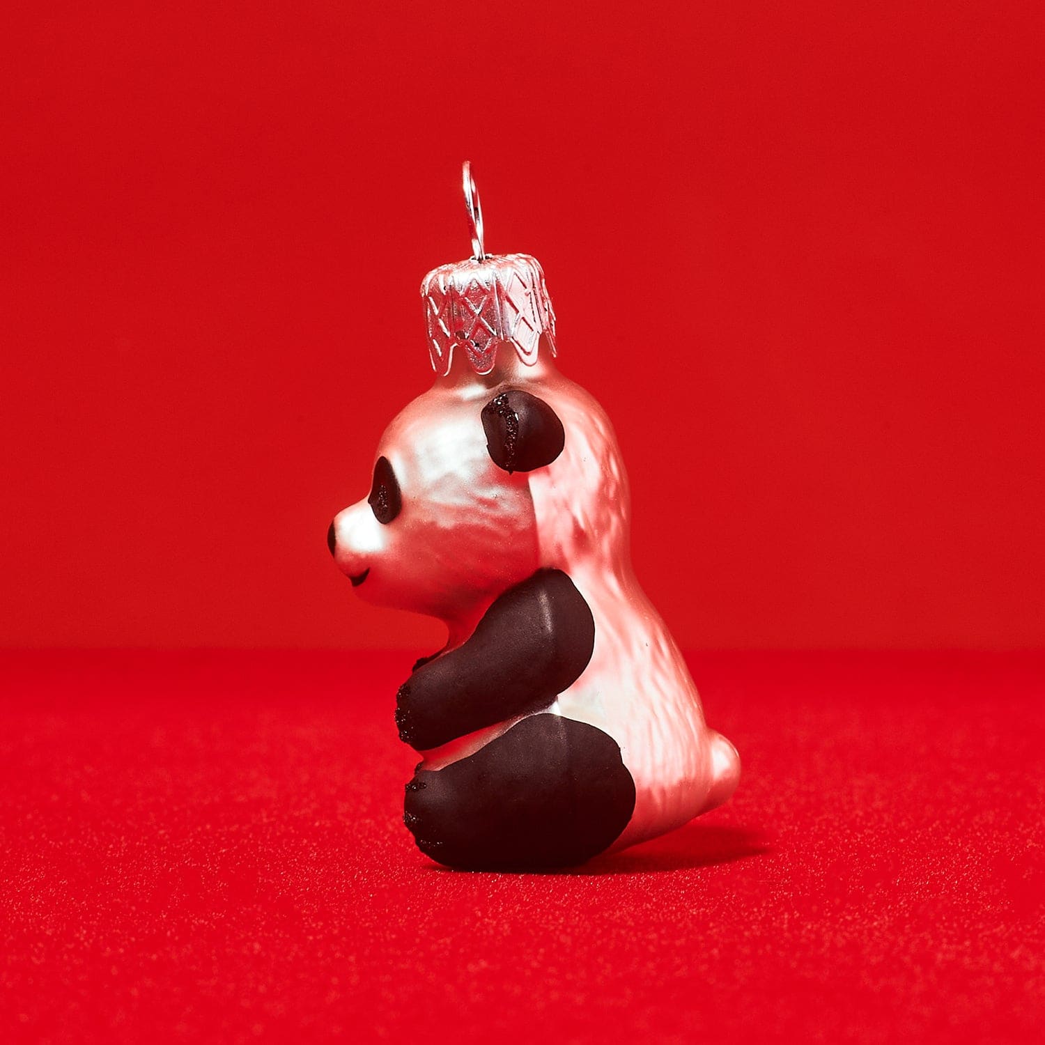 Mini Panda Ornament Christmas Ornament - Ornaments - Glass