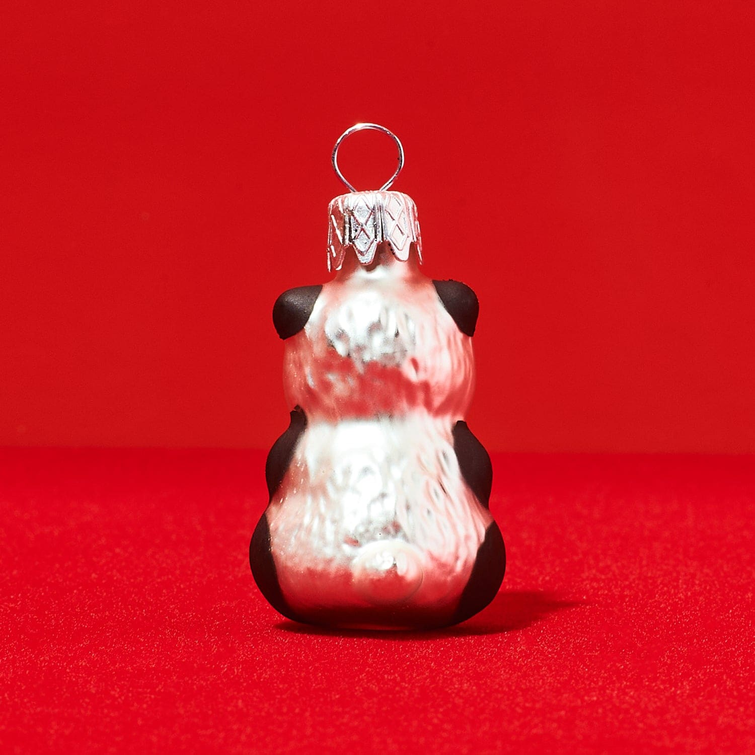 Mini Panda Ornament Christmas Ornament - Ornaments - Glass