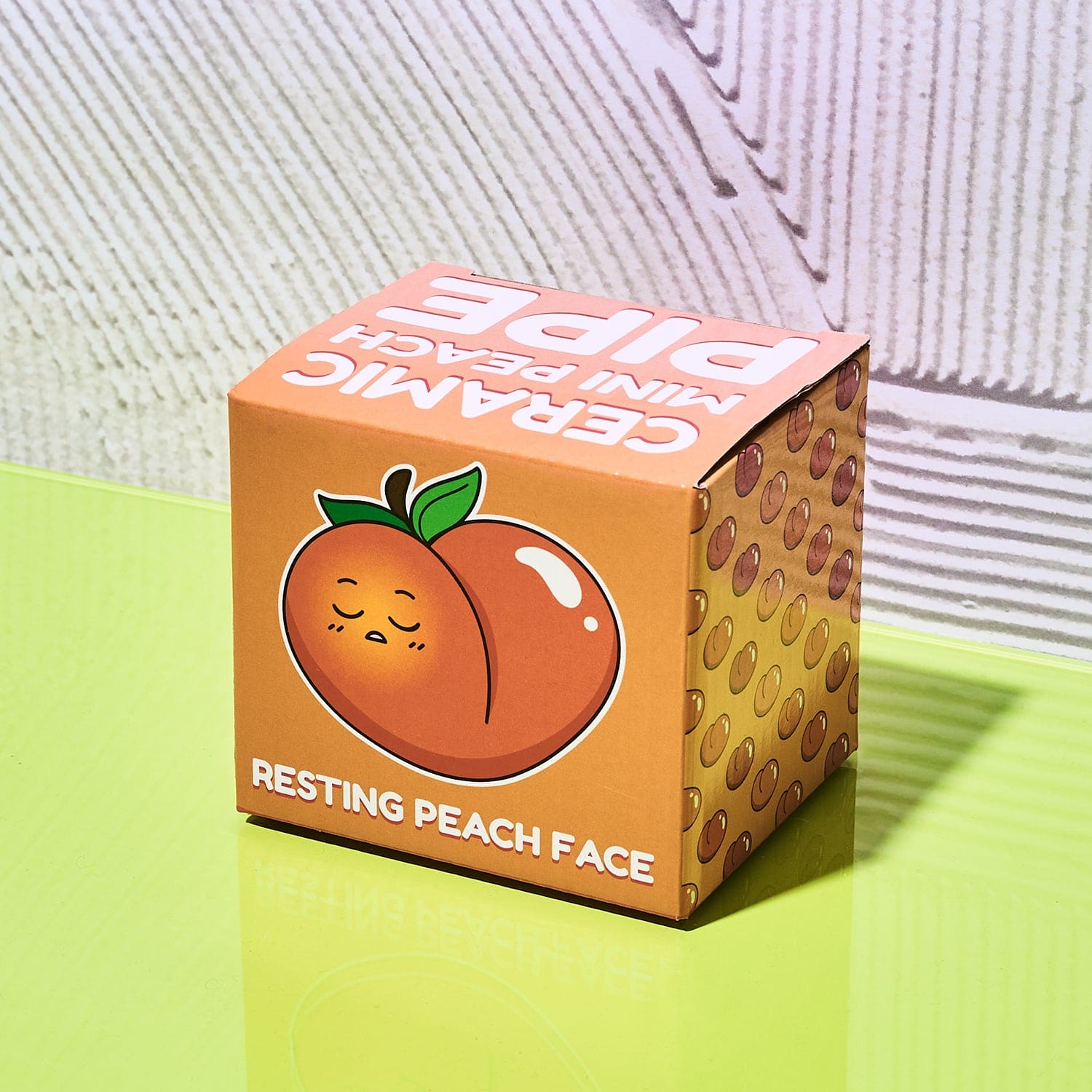 Mini Peach Pipe Fake Food - Hand Pipe - Peach - Smoke Shop
