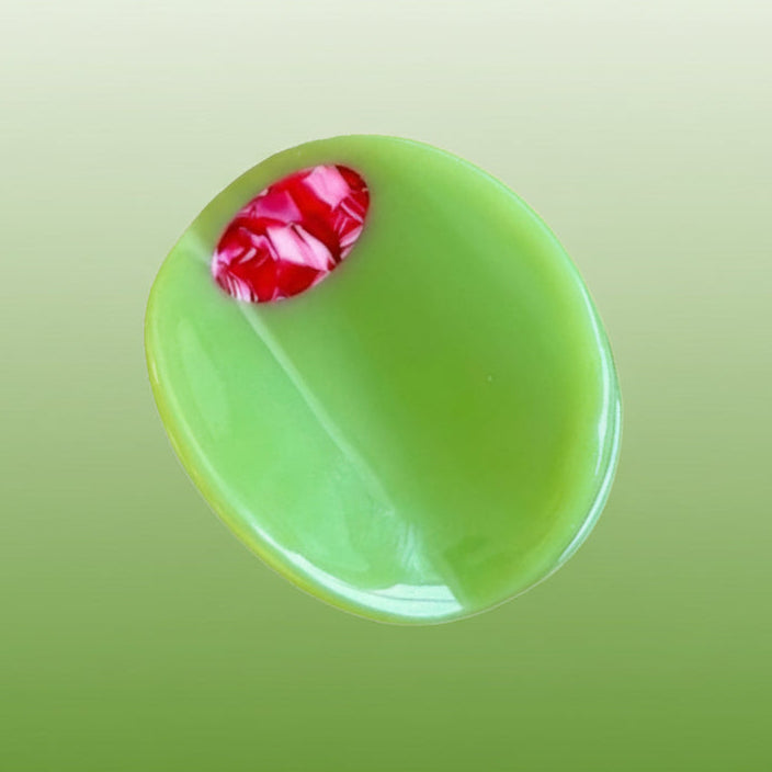 Mini Stuffed Olive Hair Clip - Single Cute Hair Clip - Fake