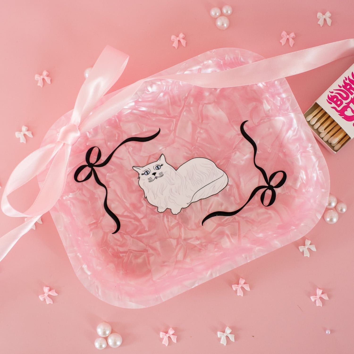 Miss Kitty Acrylic Rolling Tray Kitsch - Maximalist