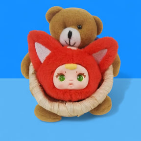 Mm Lovely Animal Plush Keychain Blind Box Accessory - Bag