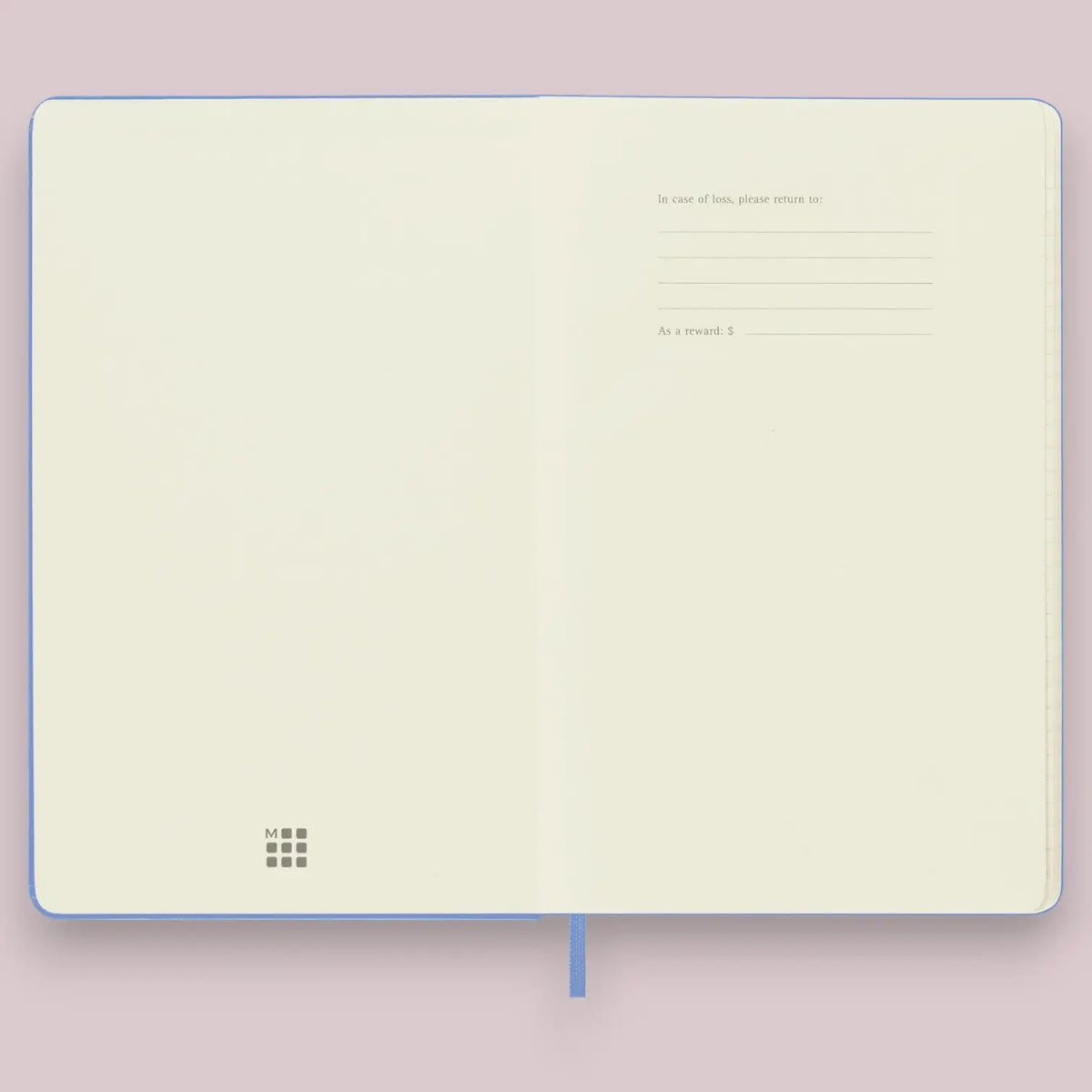 Moleskine Large Ruled - Hydrangea Blue Classic Notebook