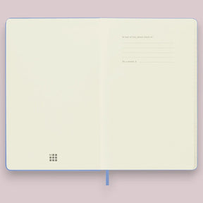 Moleskine Large Ruled - Hydrangea Blue Classic Notebook