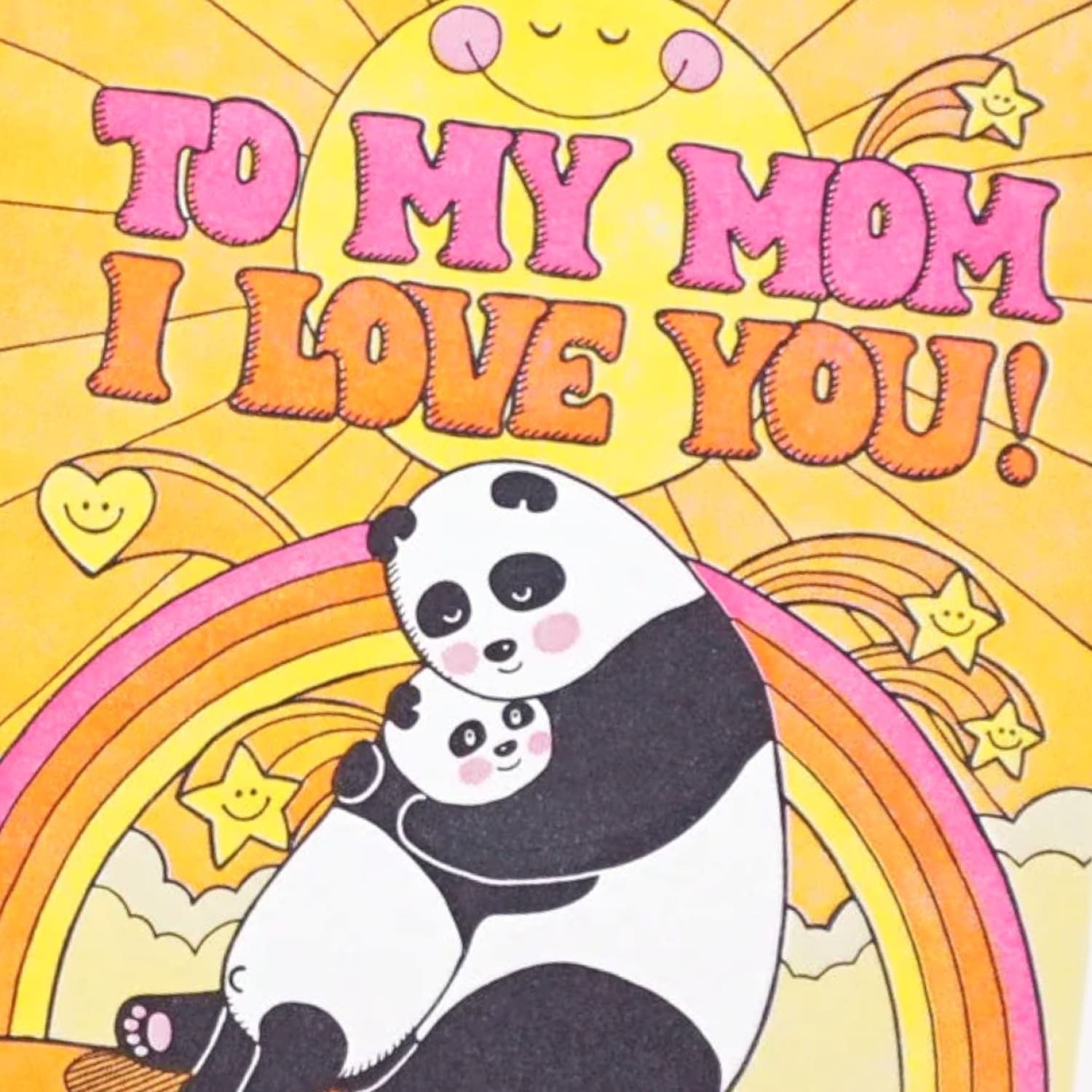 Ty Love C352 Mom Panda Greeting Card - Groupbycolor
