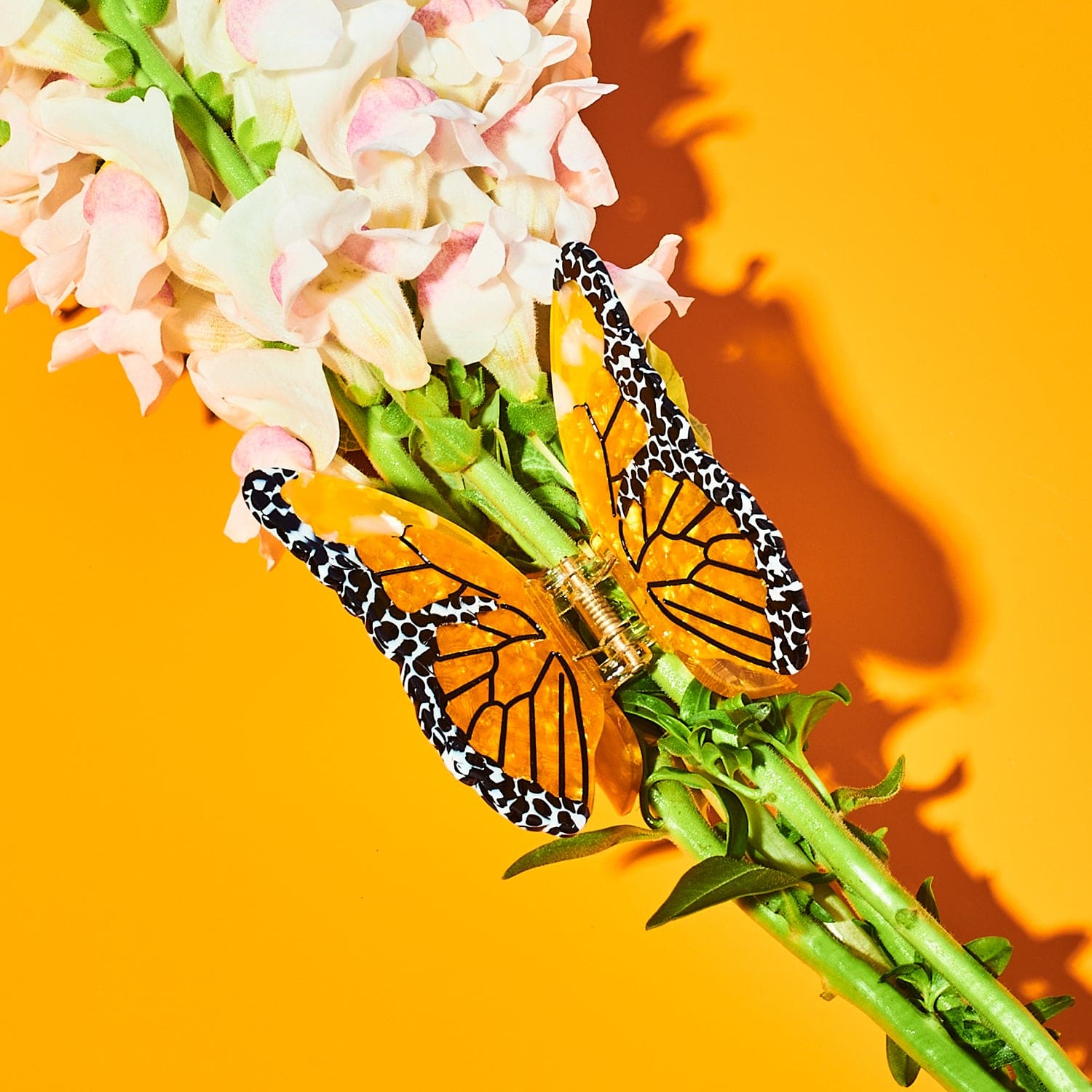 Monarch Butterfly Hair Claw Buterrfly - Cute Hair Clip