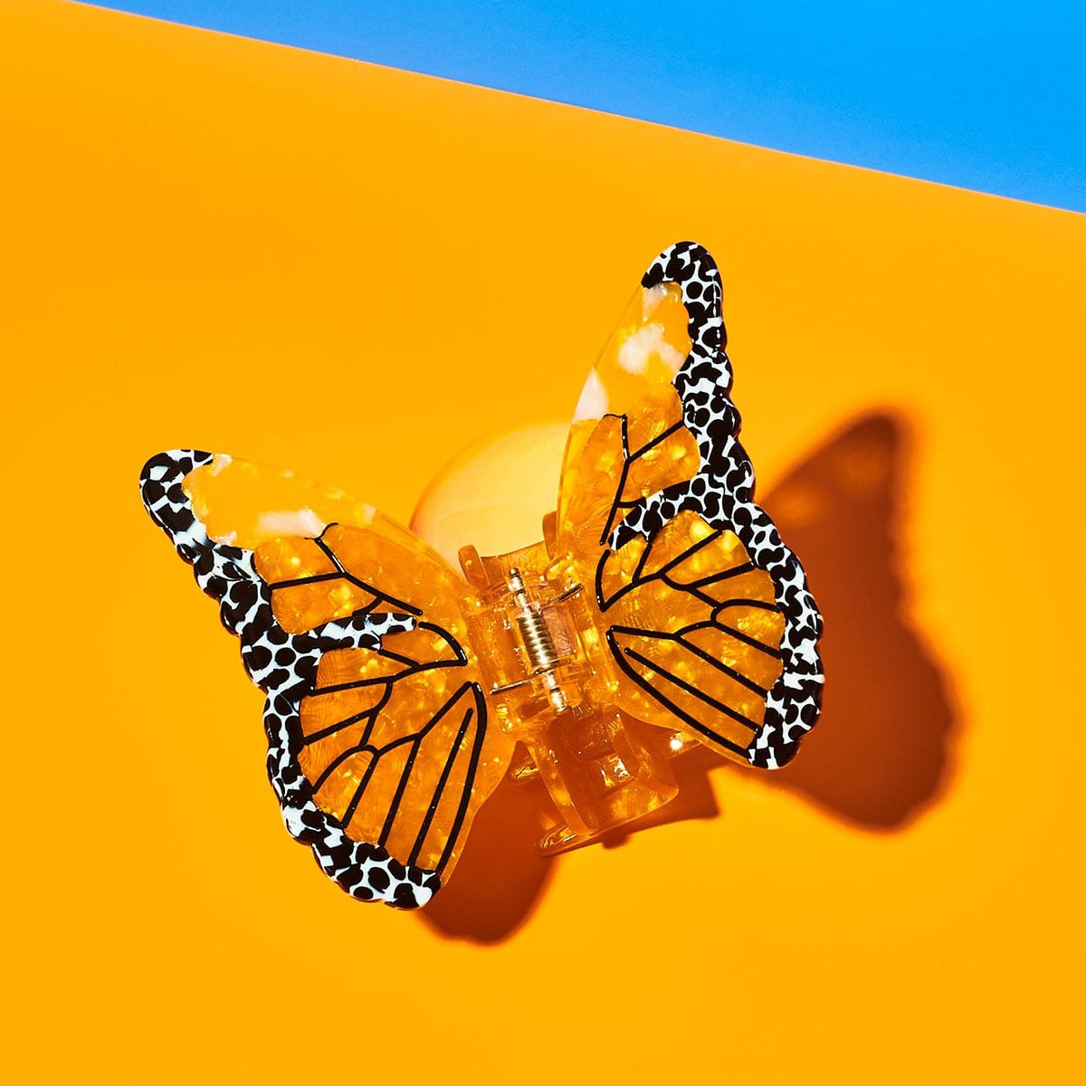 Monarch Butterfly Hair Claw Buterrfly - Cute Hair Clip