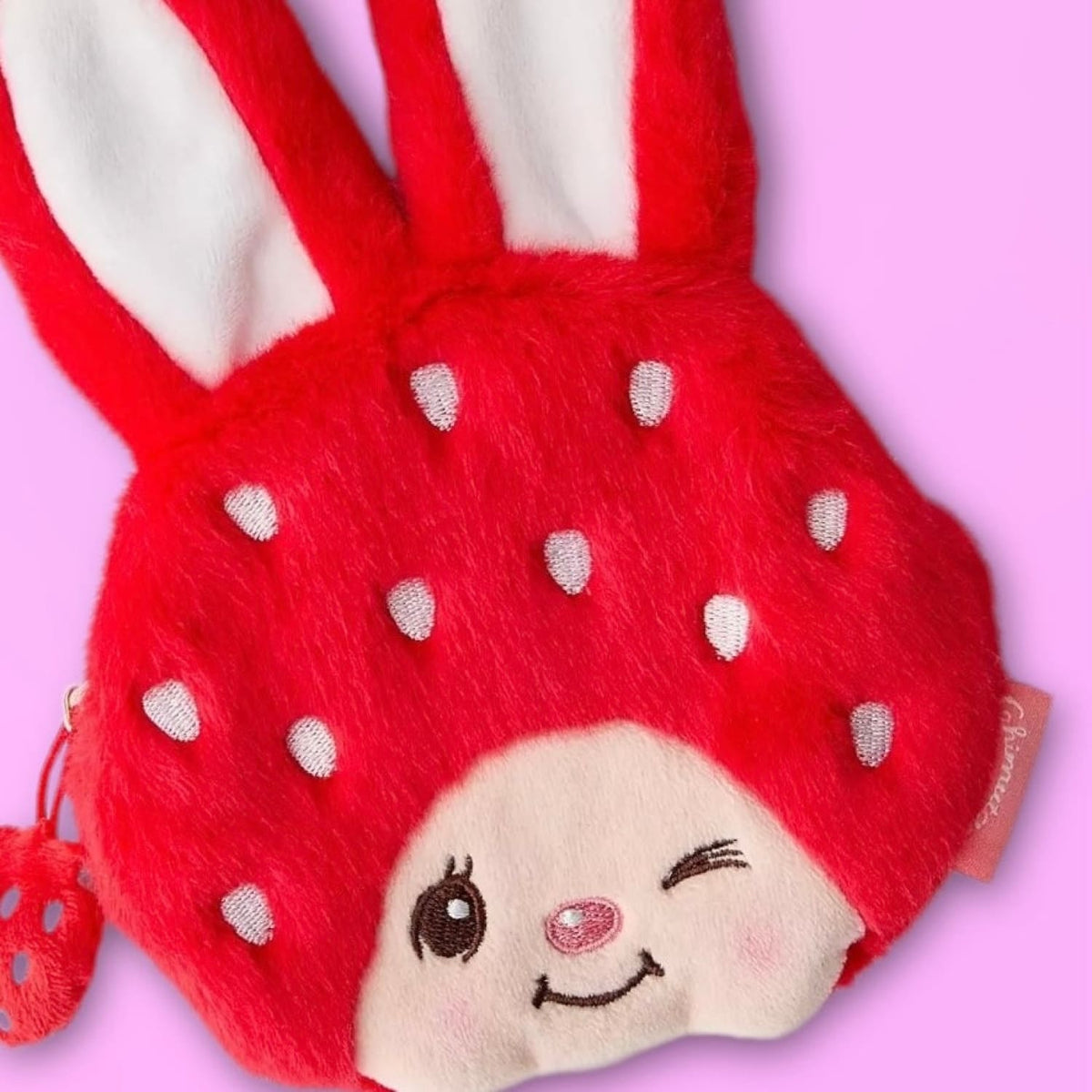 Monchhichi Coin Purse - Strawberry Girl Groupbycolor