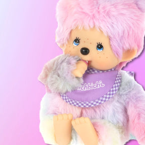 Monchhichi Doll - Tie Dye Girl Collectible - For Baby/kids