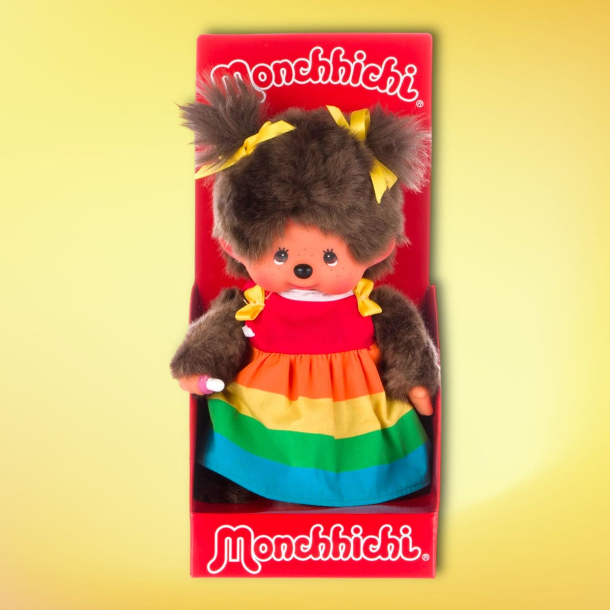 Monchhichi Doll - Rainbow Girl Collectible - For Baby/kids