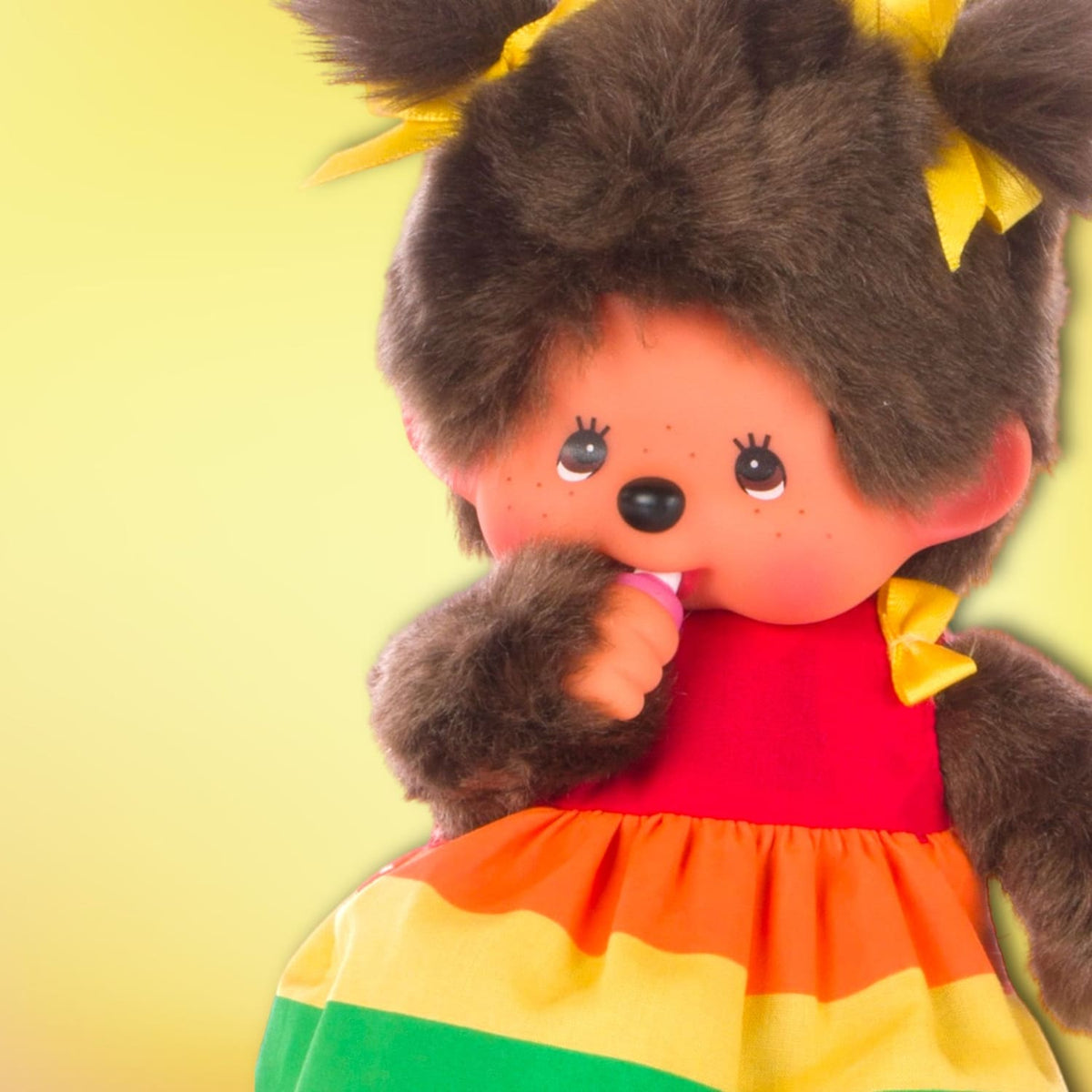 Monchhichi Doll - Rainbow Girl Collectible - For Baby/kids