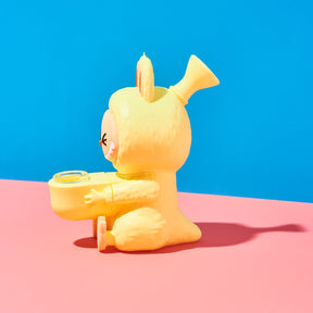 Monster Silicone Bong - Yellow Aesthetic Bong - Smoke