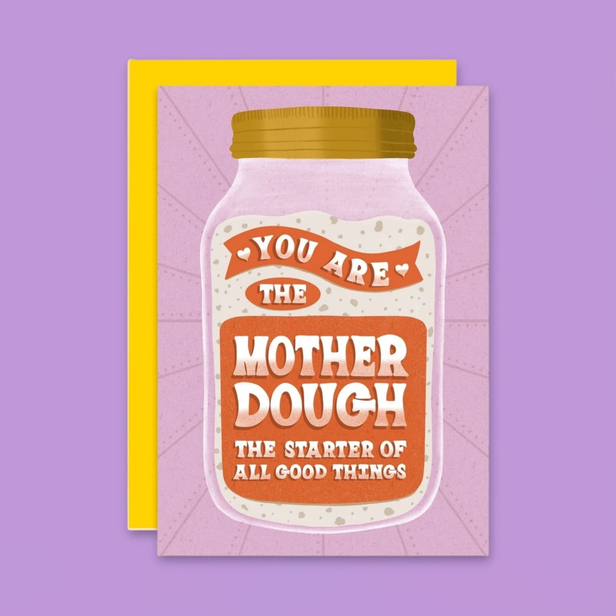 Mother Dough Greeting Card A6 - Blank - Funny - Greeting