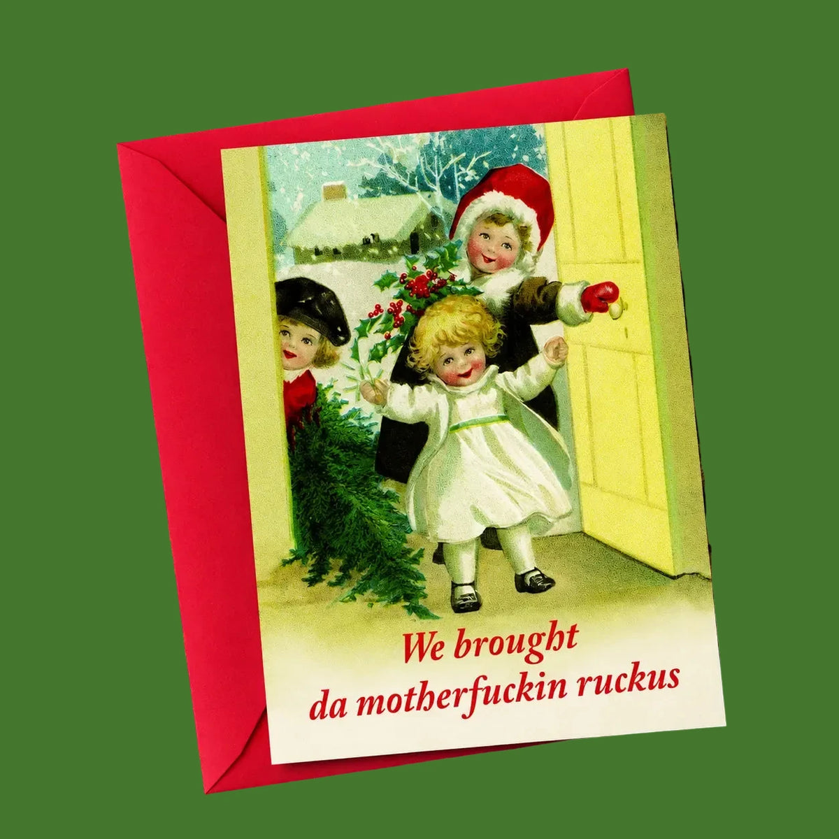 Mother Effin Ruckus Holiday Card Fucking by Smitten Kitten