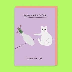 Happy Mother’s Day from the Cat Greeting Card A6 - Blank