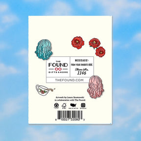 The found Greeting Card Moira M Day 1146 Groupbycolor