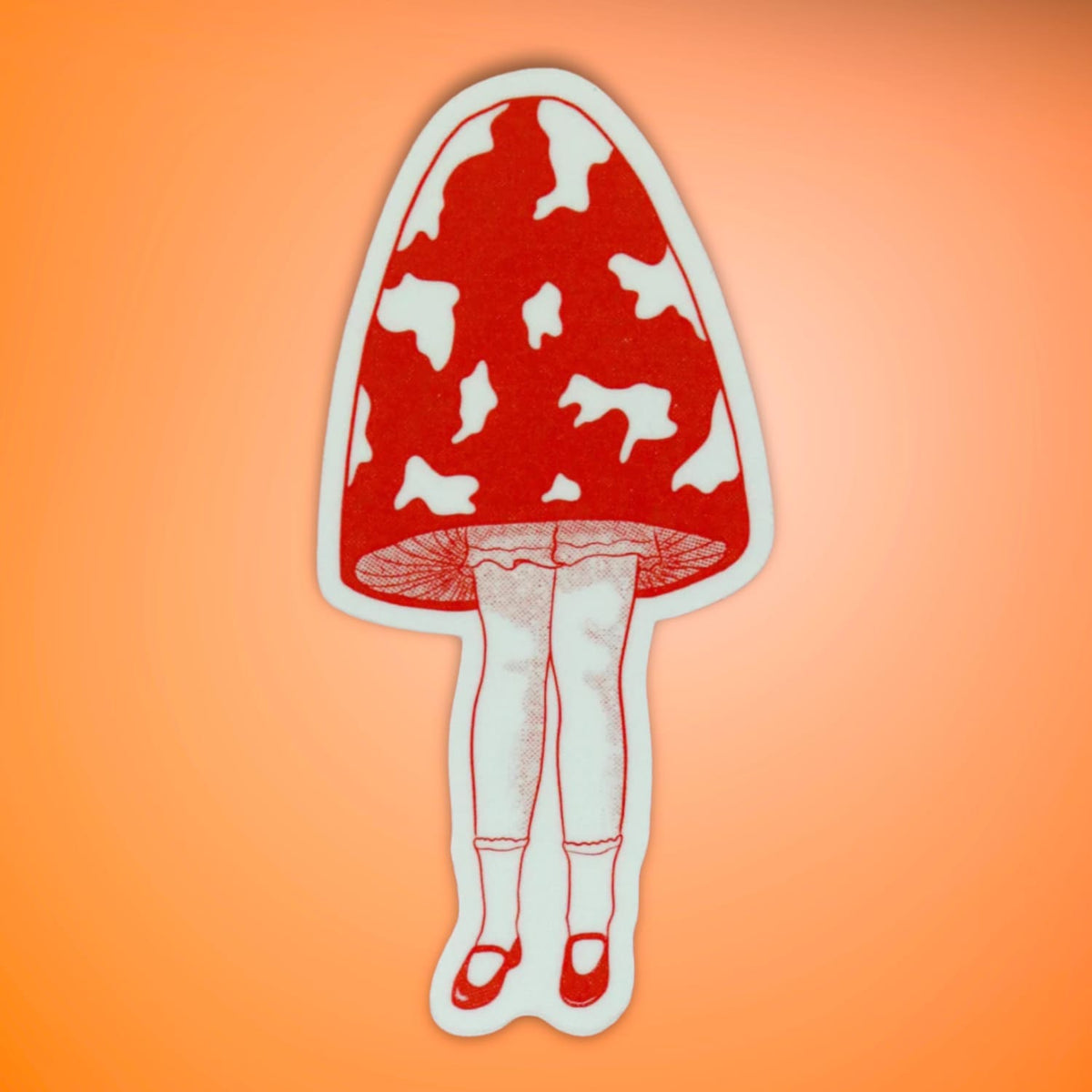 Mushroom Daughter Sticker Decorative Sticker - Gag Gift -