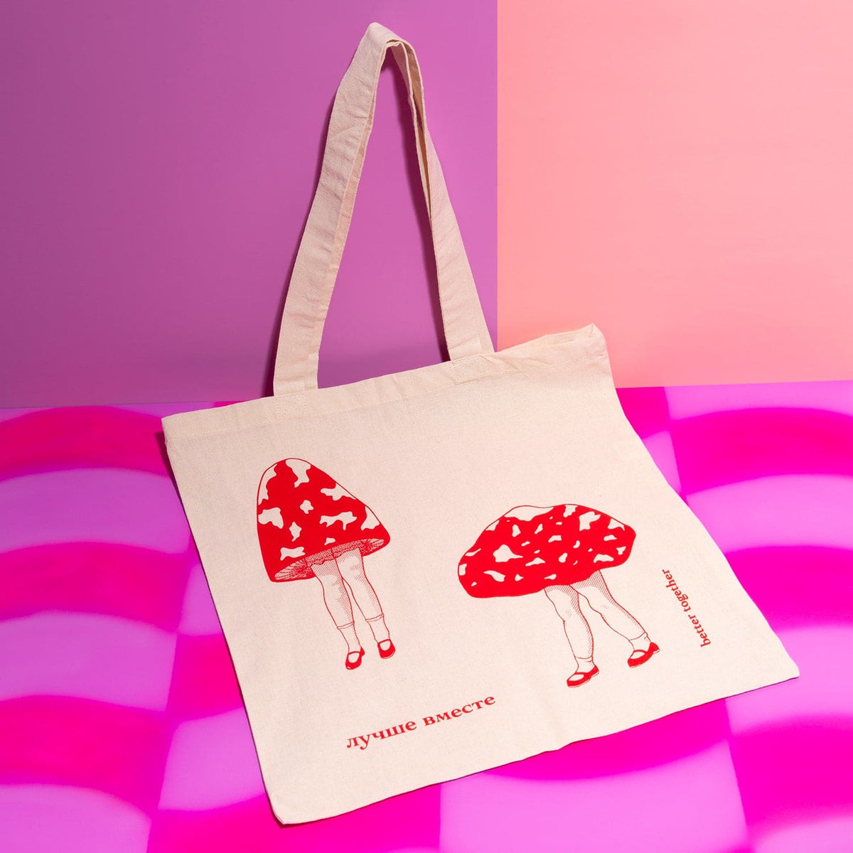 Mushroom Daughters Tote Bag Cottage Core - Gift - Mom - 
