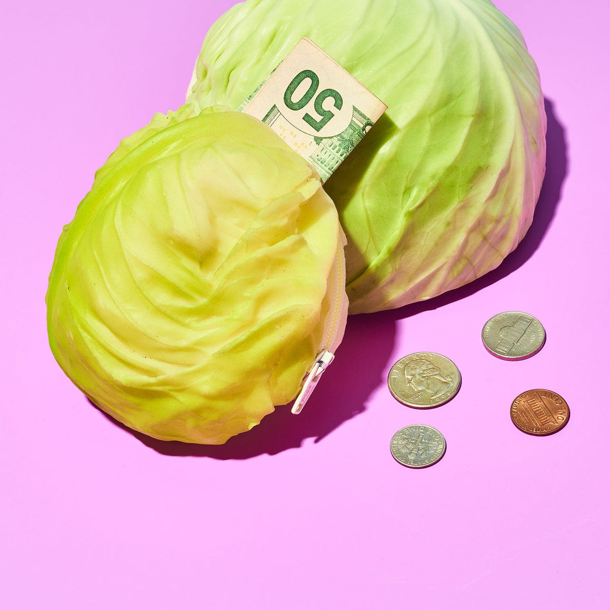 Mx Food Coin Purse Cabbage Green Xdiscountable Xsteph0825b