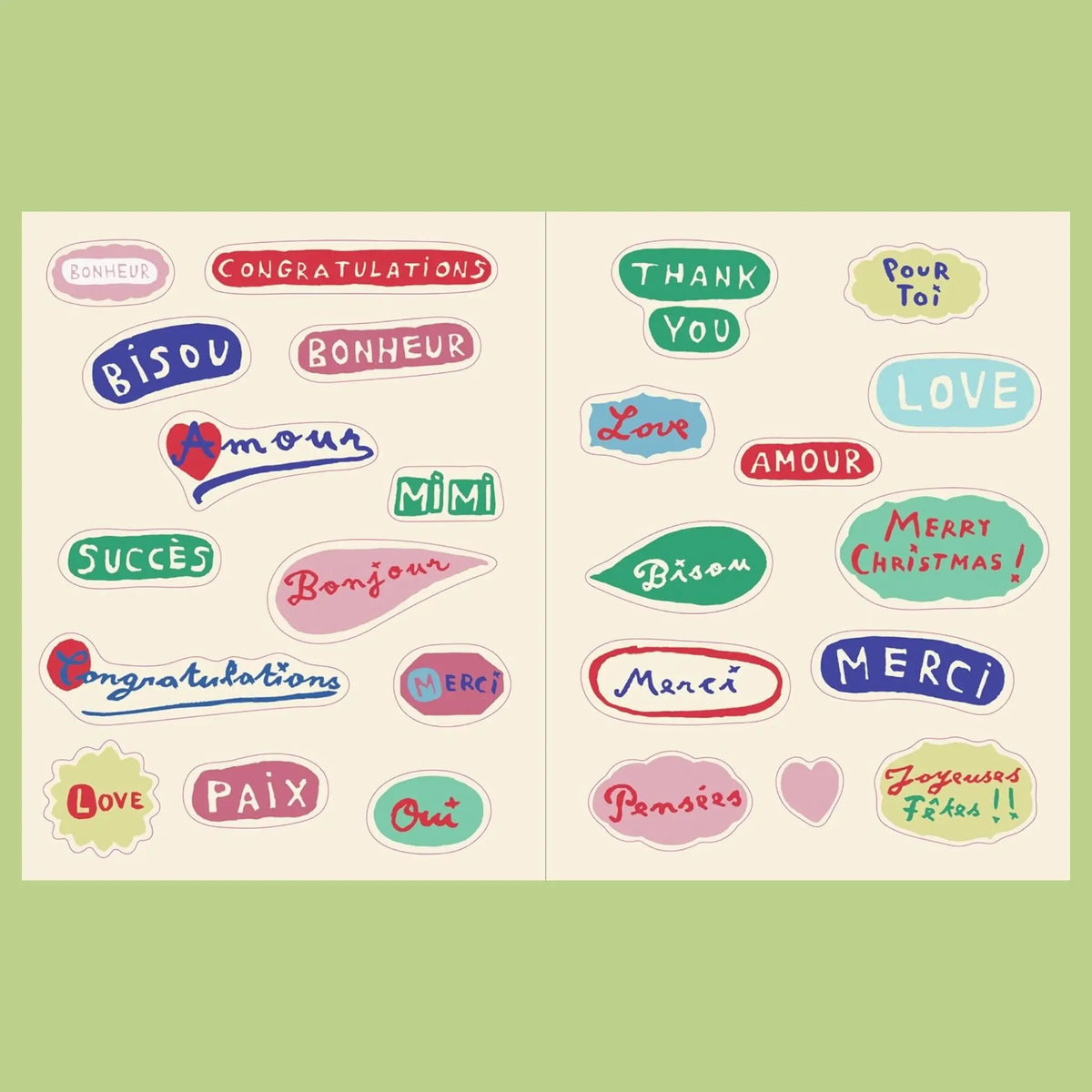 Nathalie Lété Sticker Book | 800+ Art Stickers | Friends