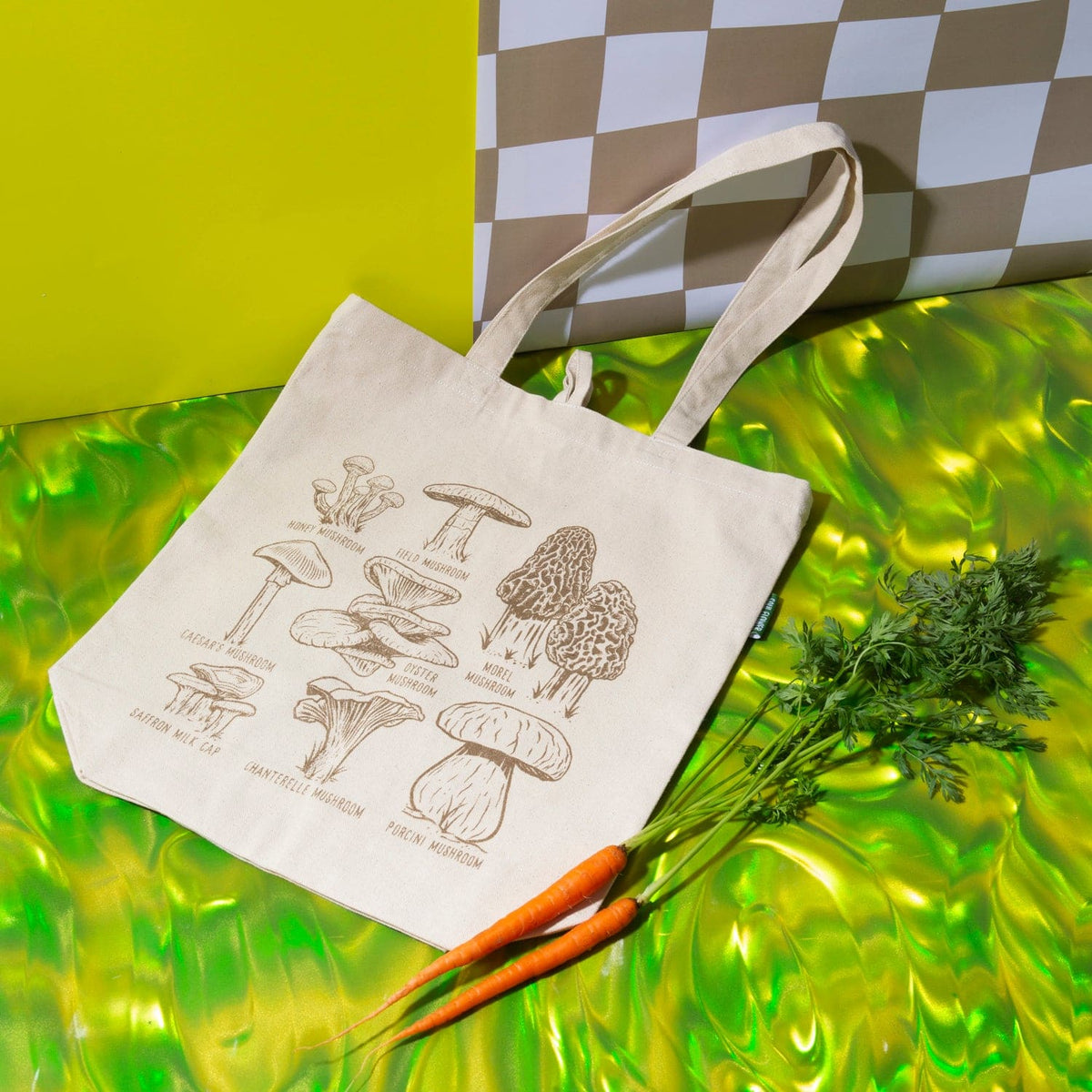 Eco Mushroom Forager Tote Bag Mushroom - Shroompower - Tote