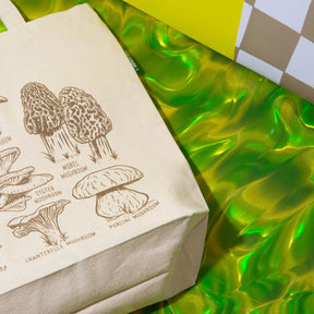 Eco Mushroom Forager Tote Bag Mushroom - Shroompower - Tote