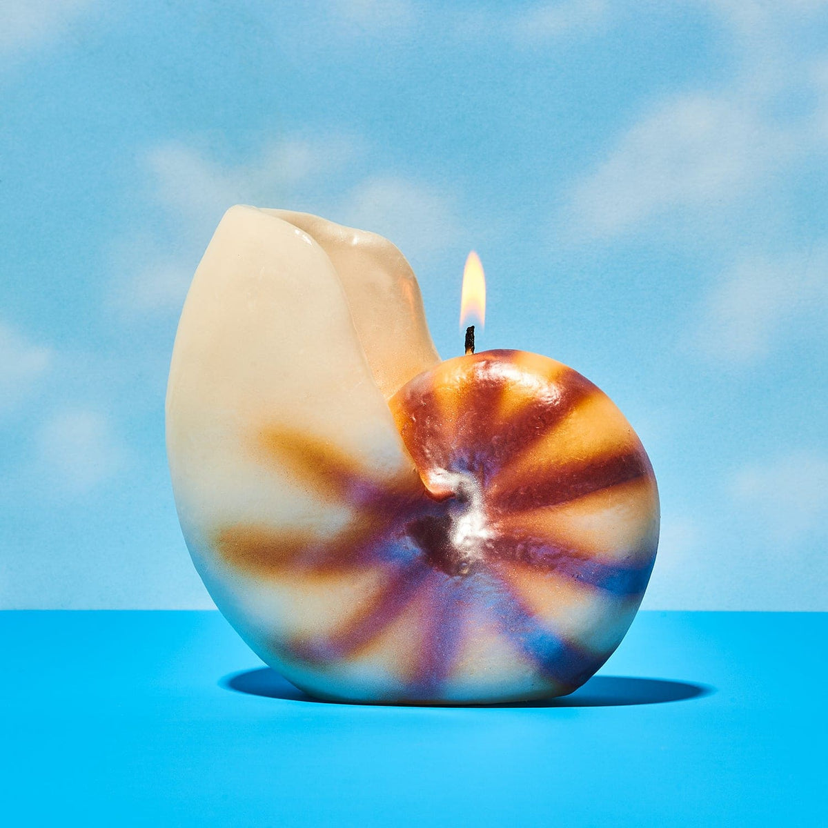 Nautilus Shell Candle Candle - Hand Made - Maximalist Gifts